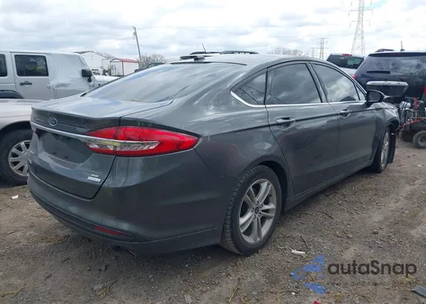 2018 Ford Fusion Se из США, поврежденный, VIN 3FA6P0HD4JR275780